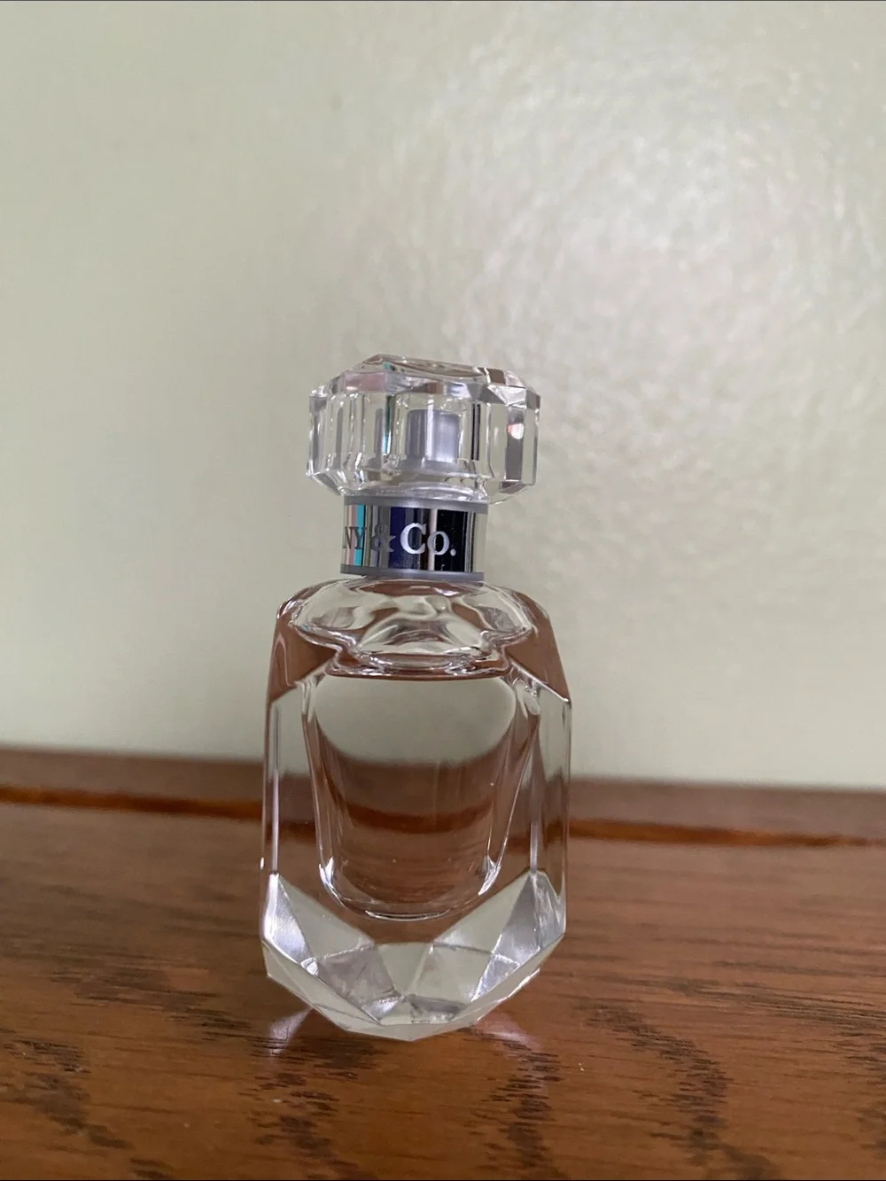 Tiffany & Co. Clear EDT Faceted Bottle with Box